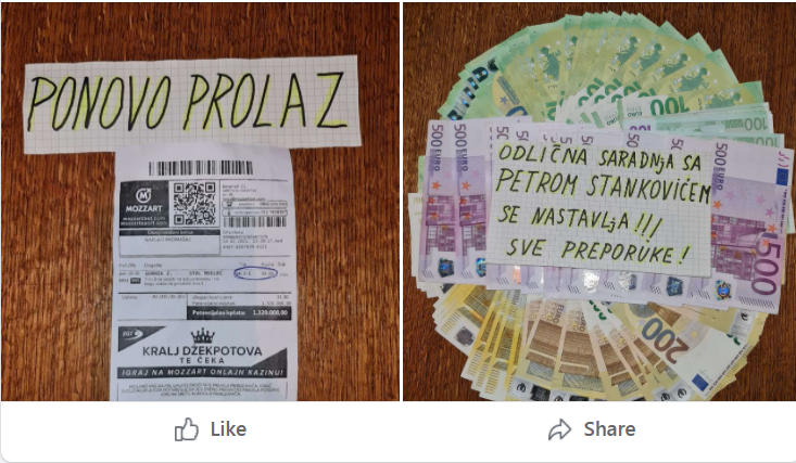 Žena iz BIH uplatila 3.000 KM za kladioničarske dojavu a onda je blokirali na društvenim mrežama.