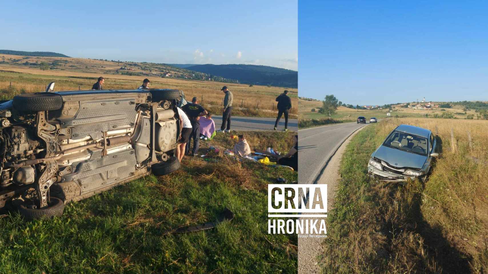 (FOTO) Teška nesreća na M19: Majka i troje djece povrijeđeno