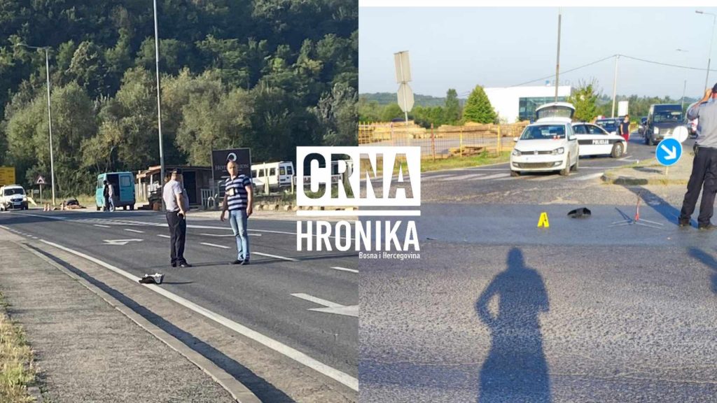 (FOTO) Nesreća kod Gradačca: Poginuo mladi motociklista