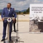 Dodik iz Bosanskog Petrovca: Nećemo zaboraviti Srbe stradale na Petrovačkoj cesti