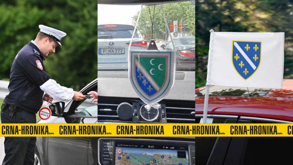 MUP RS kaznio vozača iz dijaspore jer je imao u automobilu zastava sa ljiljanima: “Suzdržite se provokacija”