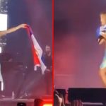 Rita Ora se na koncertu ogrnula zastavom Srbije. Kaže da zbog svjetla nije vidjela