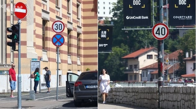 (FOTO) Novi saobraćajni znakovi na ulicama Sarajeva