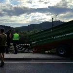 Traktor sletio s ceste u Semizovcu kod Vogošće