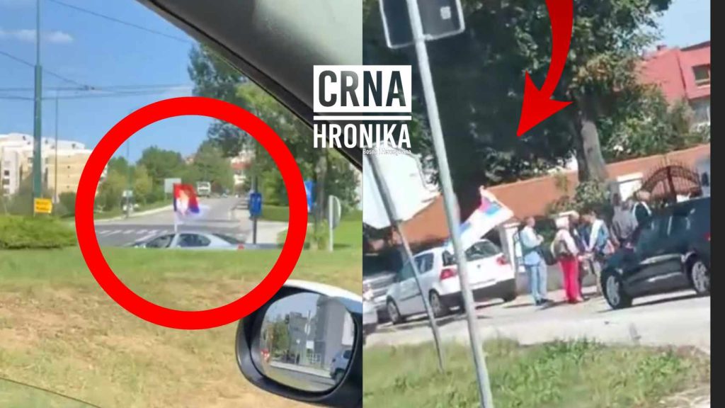 (VIDEO) Sarajevom prošla svadbena kolona sa srbijanskim zastavama: Nije bilo incidenta niti kazne od policije