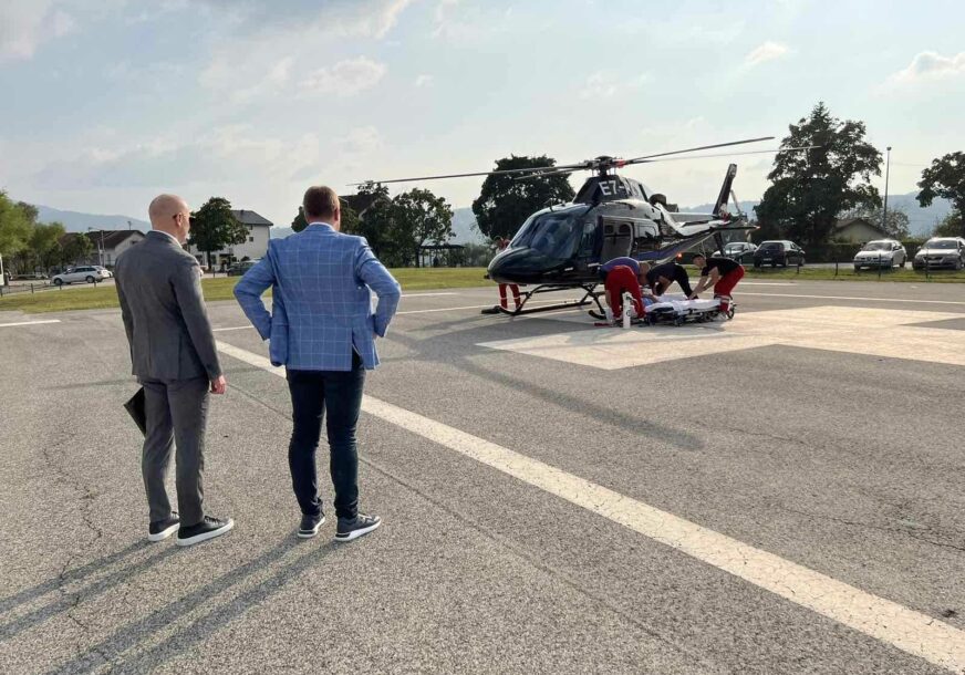 Direktor KPZ Foča prevezen helikopterom u UKC RS