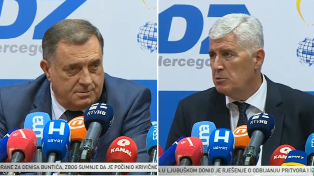 Milorad Dodik i Dragan Čović Čović i Dodik pružili podršku Trumpu