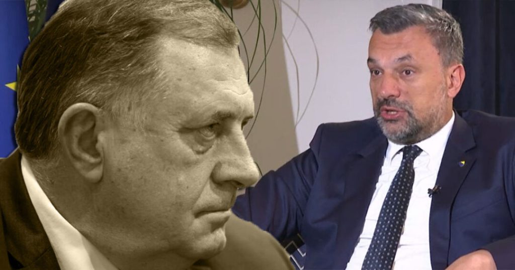 Konaković: “Dodik je nervozan, moguće da napravi grešku koja će ga skupo koštati