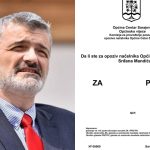 Birači Općine Centar će na crno bijelim papirima zaokruživati žele li ili ne Srđana Mandića