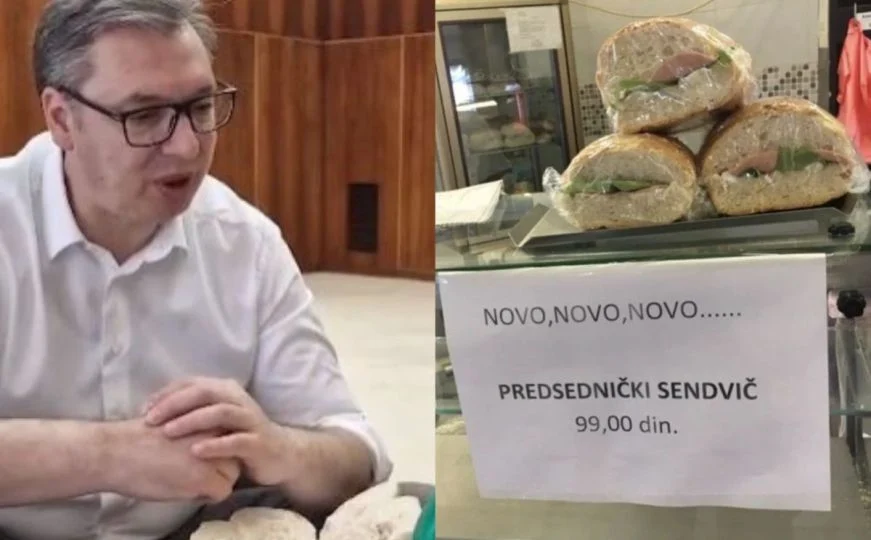 U Beogradu se prodaje Vučićev sendvič, cijena prava sitnica