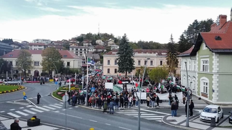 U Cazinu održan skup podrške narodu Palestine