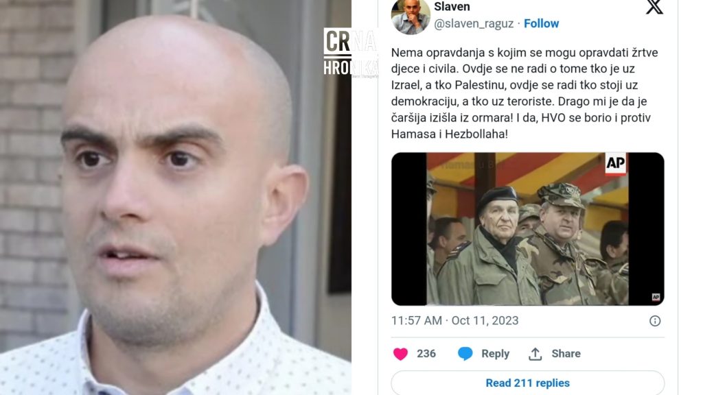 Slaven Raguž objavio snimak Alije i Armije BiH: HVO se u BiH borio protiv Hamasa i Hezbollaha