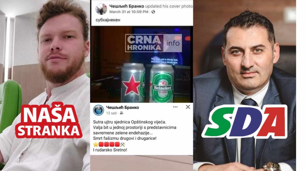 Vijećnik Branko Češljić (Naša stranka) vrijeđao SDA članove: Nazvao ih moderna zelena endehazija