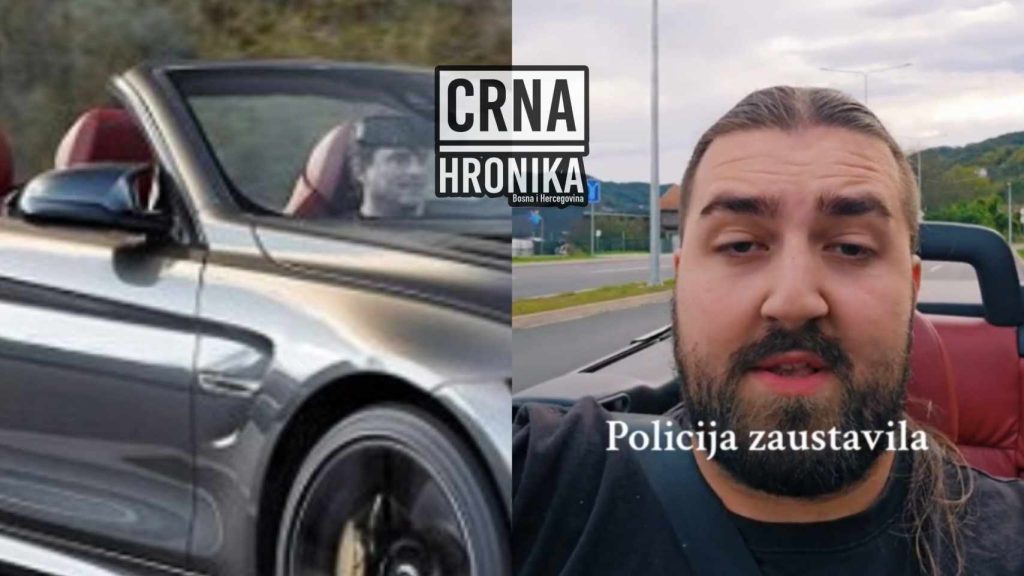 (VIDEO) Vozača kabrioleta zaustavila policija i opomenula za zimsku opremu