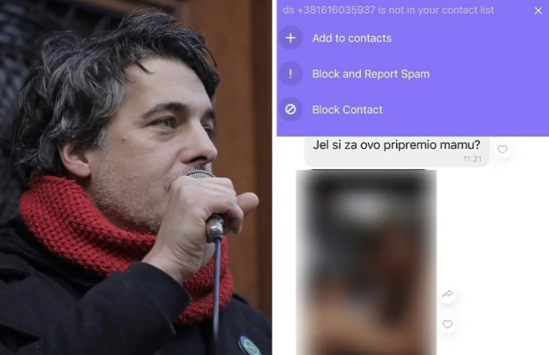 Opozicionar u Srbiji dobio prijetnju u vidu intimne fotografije, dan ranije ga Vučić vrijeđao