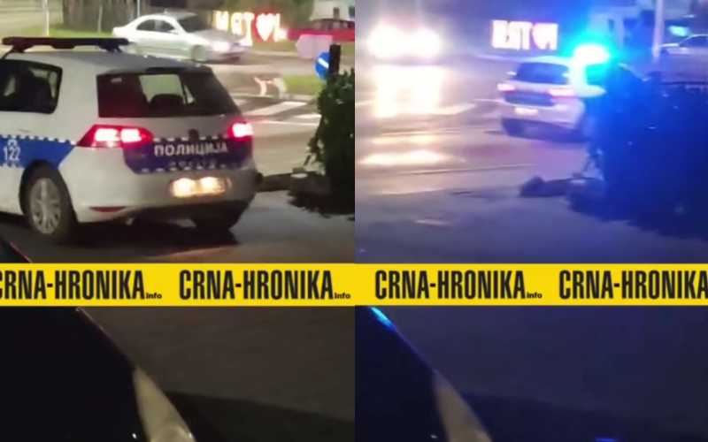 (VIDEO) Vozač BMW-a driftao ispred policije, kada je vidio rotacije dao se u bijeg