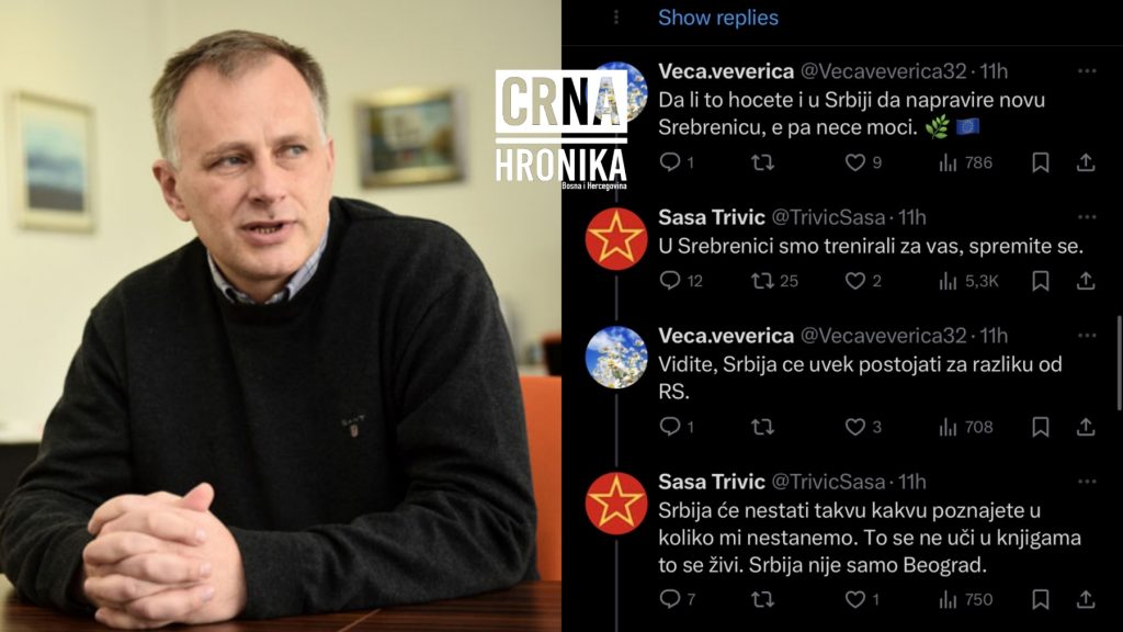 Saša Trivić vlasnik pekare ‘Manja’ u raspravi s korisnicima: “U Srebrenici smo trenirali za vas, spremite se”