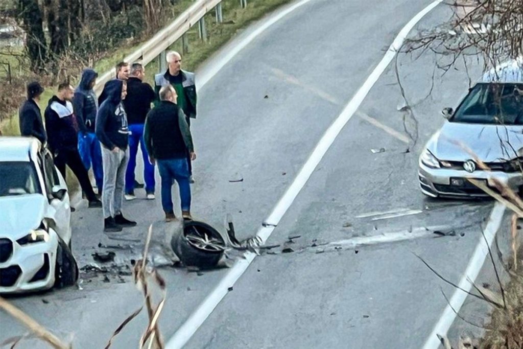 Sudar vozila na magistralnom putu Bijeljina – Zvornik