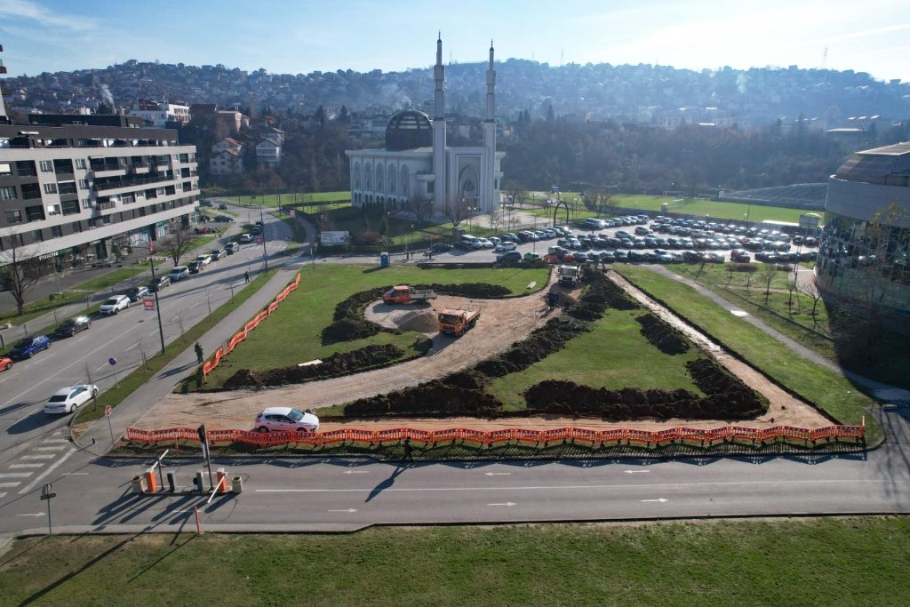 (FOTO) U Sarajevu se pravi novi park: Evo kako će izgledati