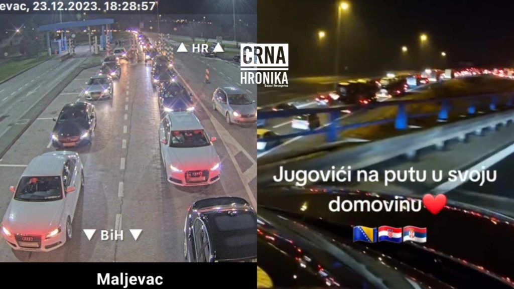 (VIDEO) Bosanci napravili kolaps u Zagrebu: “Ogromna kolona vozila i dalje ide prema BiH”