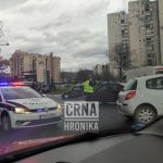 Sudar na Saraj Polju, hitna i policija na licu mjesta