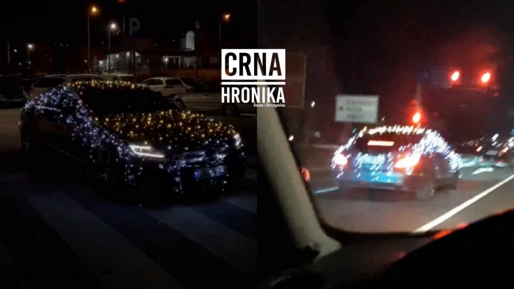 (VIDEO) Čega li se dosjetio: Sarajlija okitio Mercedesa