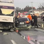 (FOTO) Teška saobraćajna nesreća na magistralnom putu M-17 kod Žepča