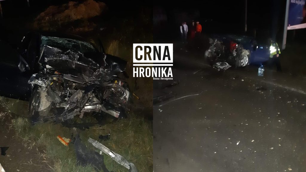 (FOTO) Tragedija kod Gračanice: Poginula jedna osoba, dvije teško povrijeđene