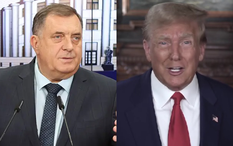 Dodik pozvao Srbe da glasaju za Trumpa