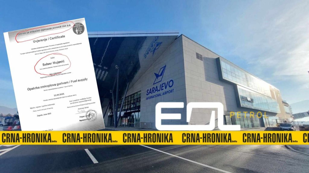 Aerodrom Sarajevo (ni)je priznao certifikate uposlenika EOL Petrola iz Hrvatske