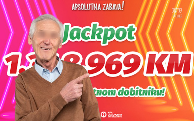 Penzioner iz Zavidovića osvojio jackpot od 1.3 miliona KM: Kupit ću 2 stana u Sarajevu