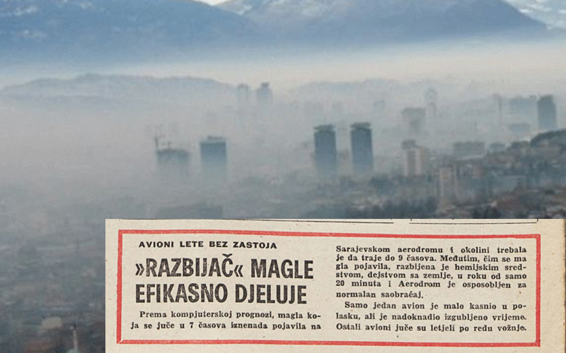 Sarajevo je 1984. godine koristilo “razbijač magle”. Zašto ga sad ne koristi?