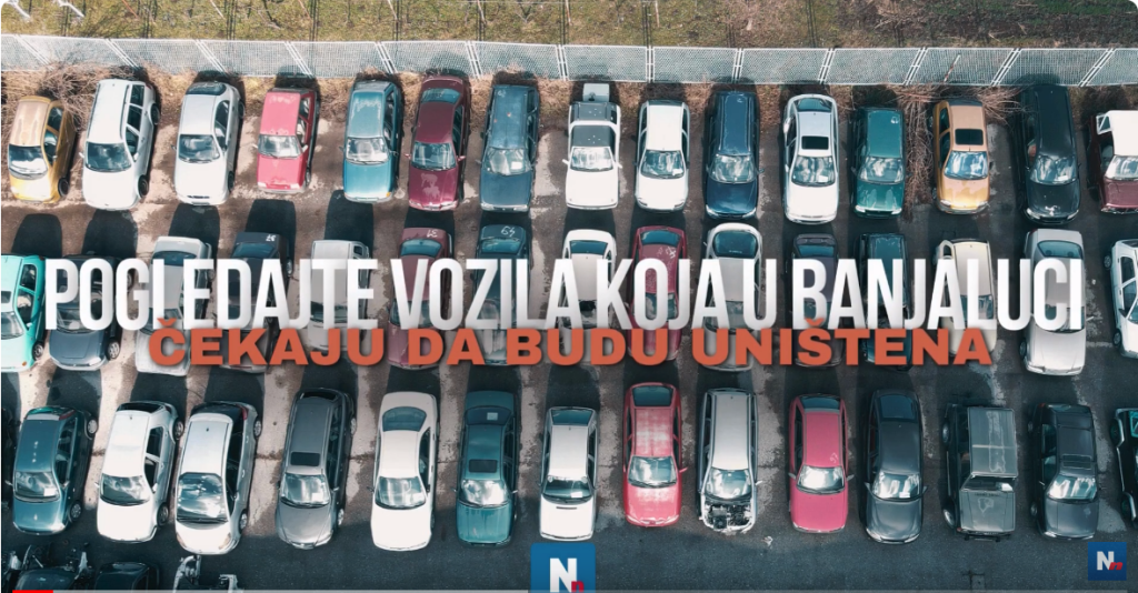 (VIDEO) Pogledajte vozila koja u Banjaluci čekaju da budu uništena