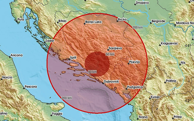 Jak zemljotres zatresao Hrvatsku i BiH