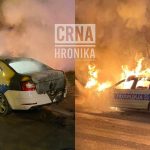 (FOTO) U Banjaluci izgorio policijski automobil