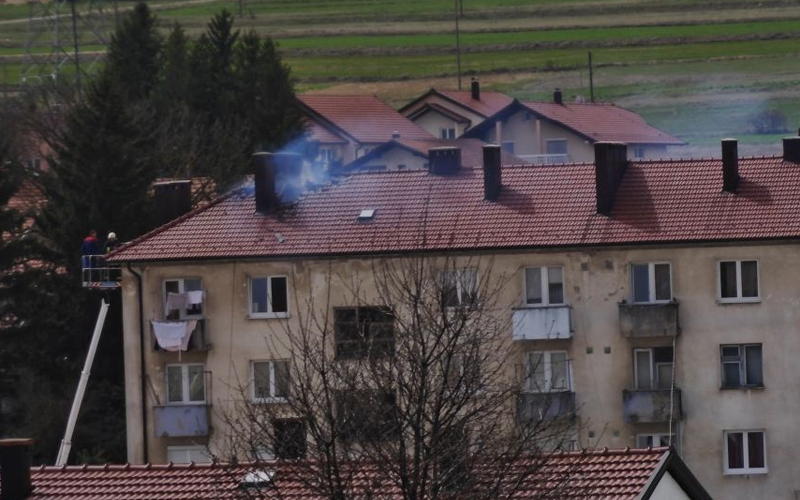 Još jedan požar u BiH: Gorio krov zgrade u centru grada