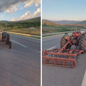 Na brzoj traci autoputa u Srbiji: Pijan vozio traktor u kontrasmjeru