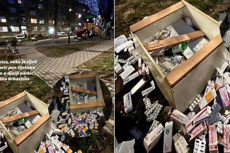 Bacili veliki broj lijekova u dječiji park na Grbavici