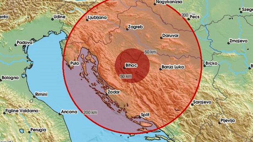 Osjetio se i u BiH: Novi snažan zemljotres pogodio Hrvatsku