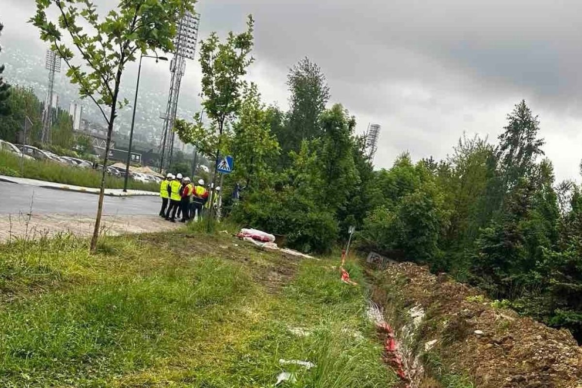 Ministar Šteta obišao radove na izgradnji trolejbuske mreže do Vogošće