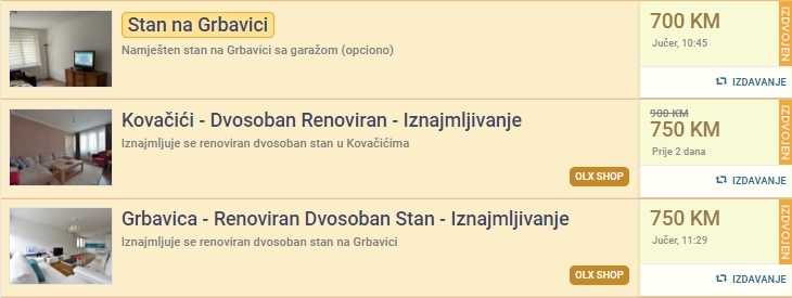 “Kada platim kiriju i pola režija ostane mi 20 KM da jedem”