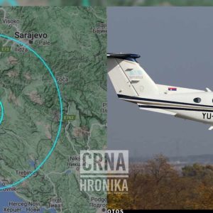 Srbijanski avion četiri sata kružio po Hercegovini