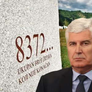 Čović: Genocid u Srebrenici se dogodio kad se dogodio, ali zašto je nekom trebalo da otvori to pitanje poslije 30 godina