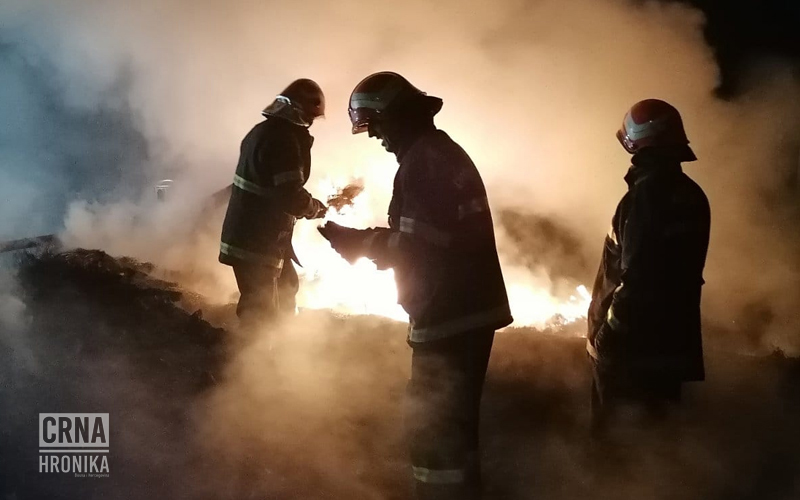 Neko policajcu u Bileći zapalio automobil