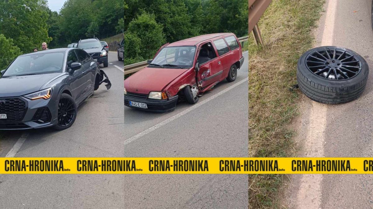 (FOTO) Nakon sudara sa Opelom, skupocjenom Audi-ju otpao točak