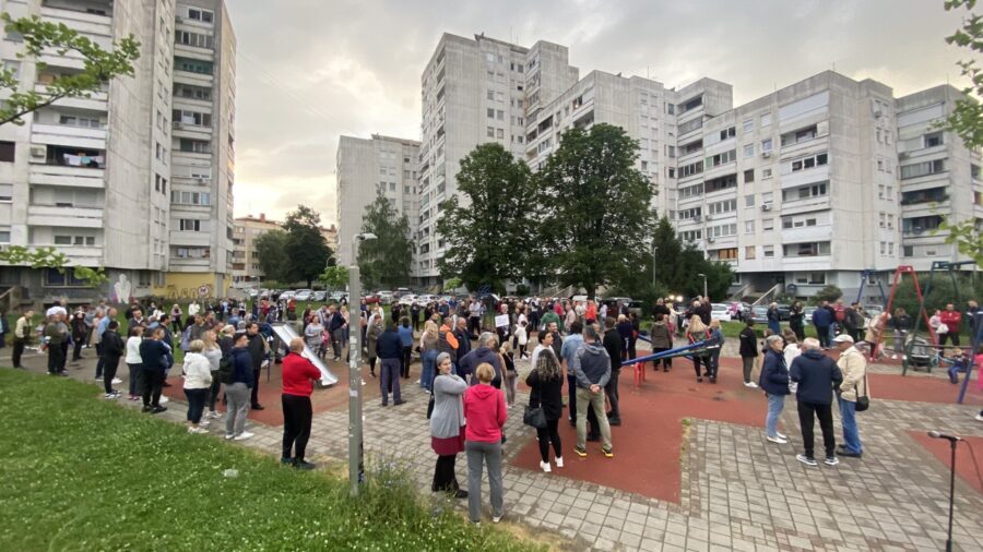 Mještani Borika protestuju zbog izgradnje dva nebodera