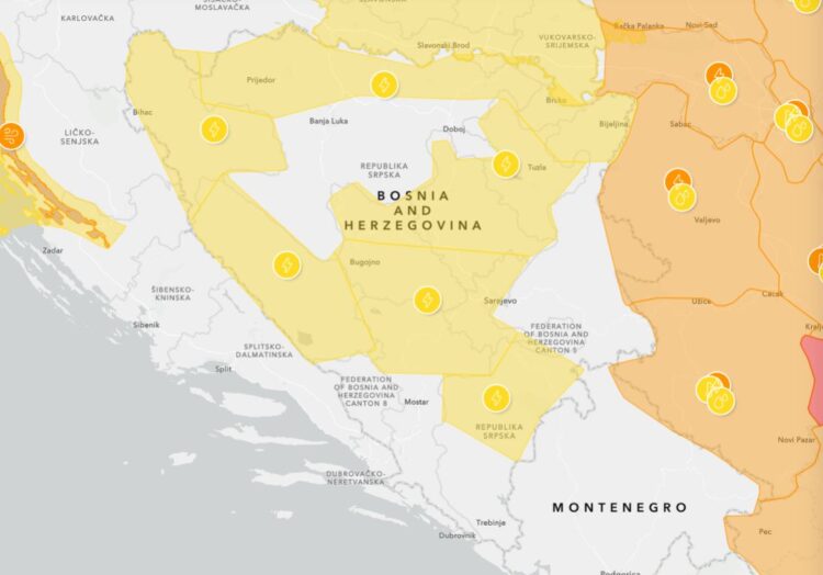 Očekuje nas jako nevrijeme, u Hercegovini toplotni val