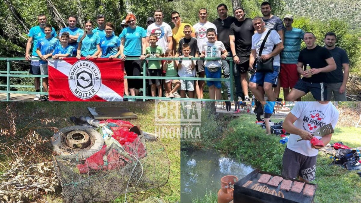 (FOTO) Ronioci i mještani očistili jezero u BiH