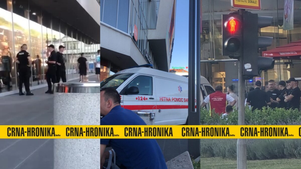 Muškarac napao dvije žene ispred tržnog centra u Sarajevu, morala reagovati i policija