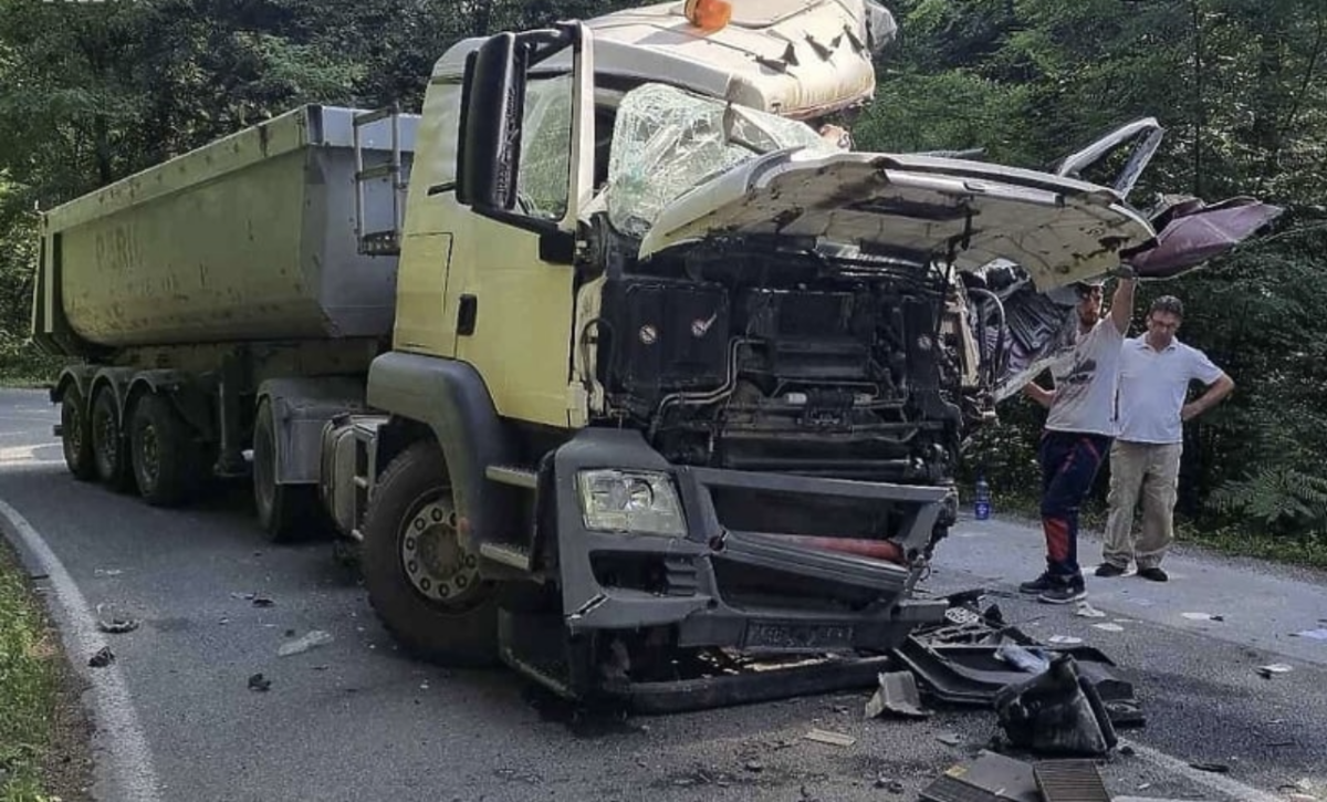 Sudar kamiona u Lukavcu: Jedna osoba povrijeđena